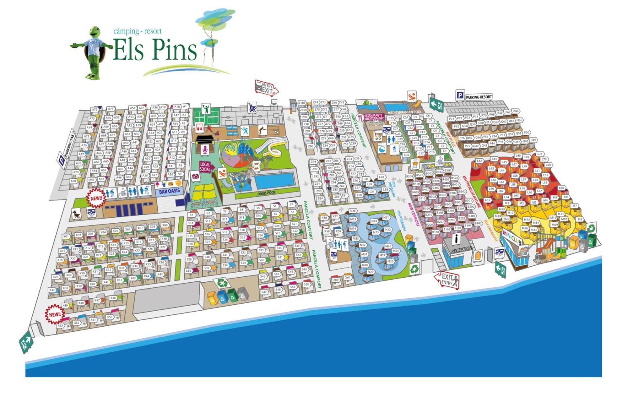 Camping Resort Els Pins Malgrat de Mar Exterior foto